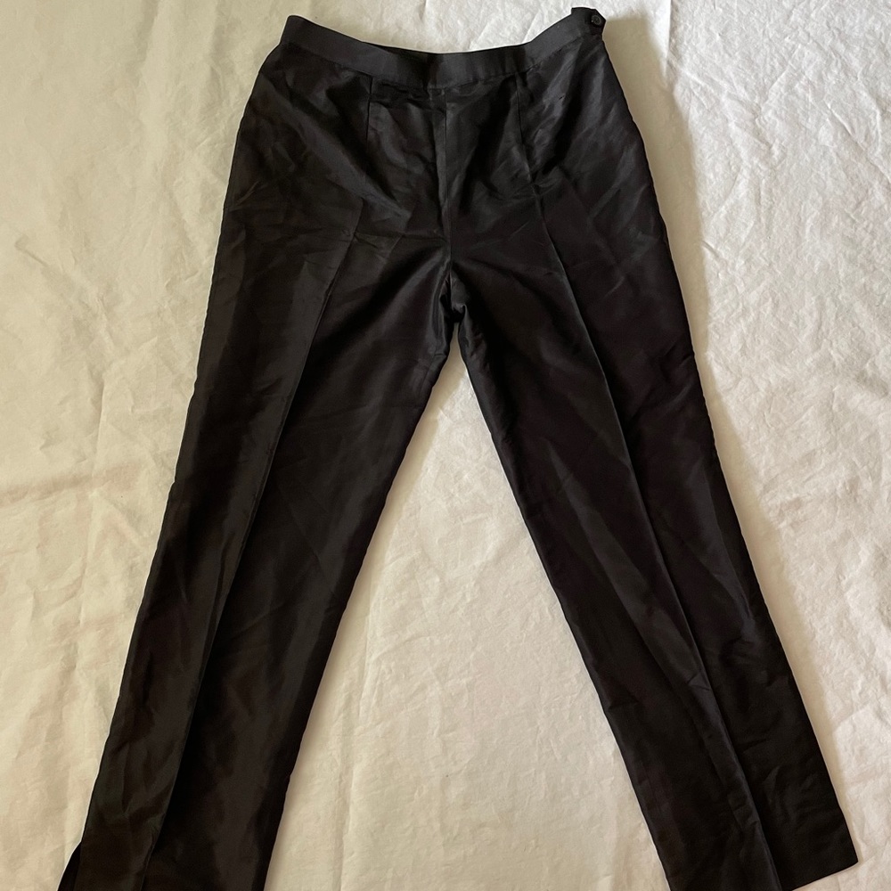 Vintage Raw Silk Pants - Picture 2 of 5
